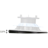 Correcteur de pente 2,5 % pour plot ESSENTIEL - Jouplast