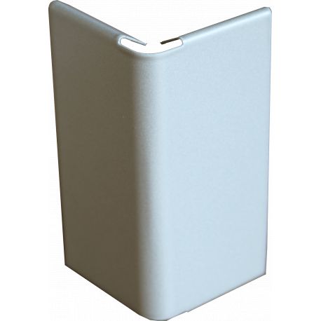 Jonction angle sortant pour profilé clipsable Laqué Gris Aluminium - 70 mm 100mm