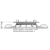 Plot terrasse dalle réglable 20/30 mm - Gamme ESSENTIEL - Jouplast